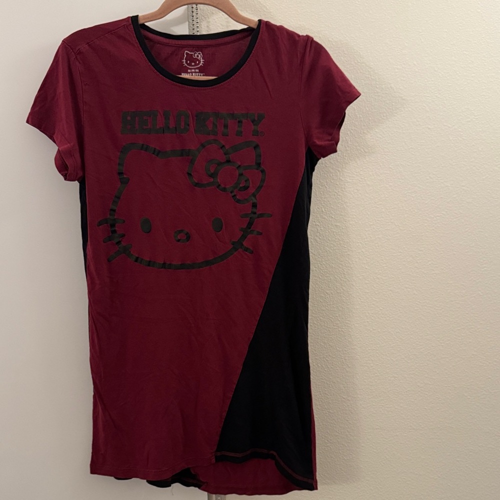 Hello Kitty Maroon Graphic Tee